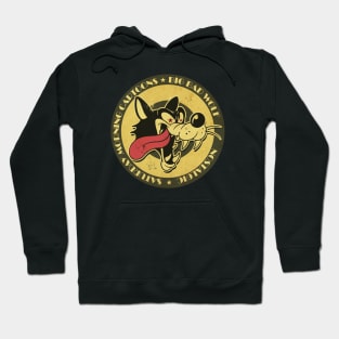 Retro Cartoon Big Wolf Hoodie